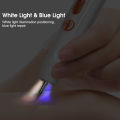 New HEGRU Mole Removal Pen kin Tag Remover pot Tattoo Freckle Removal Pen LED Lighting weep pot Mole Removing Dark pot Remover kin Care 9 Adjutable Mode Laer Mole Pen. 