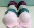Multi Color Net Padded Cotton  Bra For Girls - 0ne piece. 