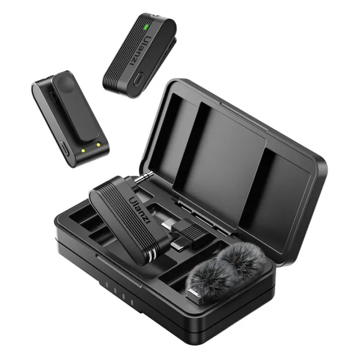 Ulanzi%20A100%20Dual%20Wireless%20Microphone%20Lavalier%20MIC%20for%20iPhone%2015%20Pro%20Pro%20Max%20Camera%20Sound%20Recording%20Real-time%20Monitoring%20-%20Image%204