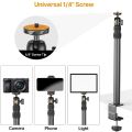 VIJIM LS02 Camera Desk Mount Stand with Auxiliary Holding Arm. 