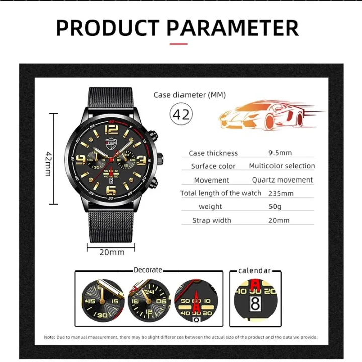 2022%20Fashion%20Mens%20Sports%20Watches%20Men%20Luxury%20Stainless%20Steel%20Mesh%20Belt%20Quartz%20Wristwatch%20Male%20Casual%20Leather%20Watch%20Luminous%20Clock%20-%20Image%204