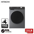 Hitachi 10.5 KG Front Loading Washer Dryer (BD-D1054HVOS) with Free Delivery & Free Installation.