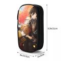 Anime Childe Zhongli Pencil Cases Genshin Impact Pencilcases Pen Box for Student Big Capacity Bag Students School Stationery. 