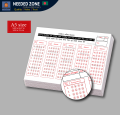 MCQ sheet/ OMR Sheet for HSC/SSC Examinee, (1 to 50 slots) A5 size , Specially made for school and college exam preparations.