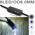 8mm Lens Endoscope 3.5M Soft Cable Wifi Endoscope Camera Inspection Camera brand new and high quality. 