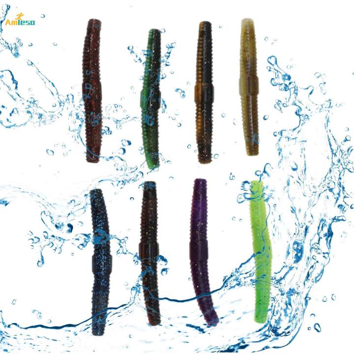 8x%20Fishing%20Worms%20Lifelike%20Simulation%20for%20Freshwater%207cm%20Built%20in%20Ringing%20Bead%20Fishing%20Soft%20Baits%20for%20-%20Image%207