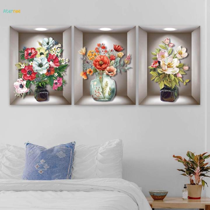 Stickers%203D%20Plants%20Wall%20Sticker%20for%20Bathroom%20Corridor%20Living%20Room%20-%20Image%205