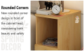 Bedside table corner table sofa side table bedroom bed side table SPBT215. 