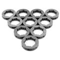 10Pcs 3/8 Inch 7T 22mm Chain Drive Rim Sprocket for 266 268 272 280 285 288 355 362 372XP 380 385XP Chainsaw.