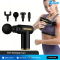 Mini Electric Massage Gun Portable Deep Tissue Massage Gun - Pain Relief USB Rechargeable Body Massager Message Gun Body Muscle Relief Massage Gun Fitness Portable Fascial Gun Deep Tissue Mini Massage Gun Message Gun Electric Message Gun.