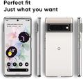 Google Pixel 6 PRO Flexible Clear Transparent Soft TPU Back Case Cover.