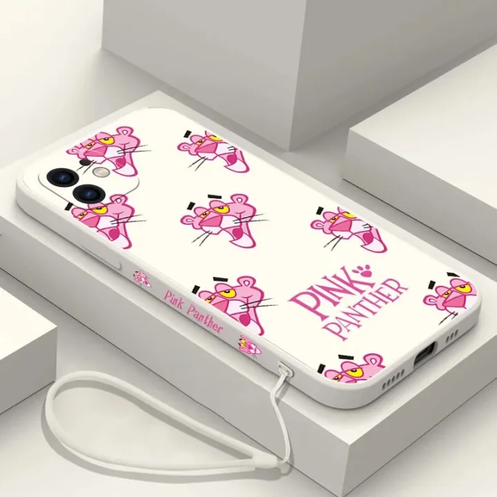 Pink%20Panther%20Phone%20Case%20For%20iPhone%2014%2013%2012%2011%20Pro%20Max%20Mini%20X%20XR%20XS%20MAX%20SE20%208%207%20Plus%206%206S%20Plus%20Silicone%20Cases%20with%20Hand%20Strap%20-%20Image%203