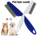 Pet Stainless steel grooming Combs Hair Brush Shedding flea lice Trimmer. 