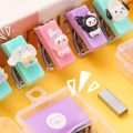 Cute Stapler Paper Clip Book Binding Machine with 500pcs 10# Staples Mini Stapler School Office Binding Supplies. 