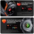 C25 Smart Watches For Men AMOLED Screen 1.43 1ATM Waterproof Heart Rate Monitor Sports Smartwatch Blue Tooth Call Women Fitness. 