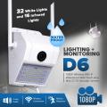 Wall Lamp Security Camera Outdoor Two Way Audio Floodlight Color Night Vision Wifi CCTV Camera V380 Pro 1080P Wireless WiFi IP Camera 2MP. 