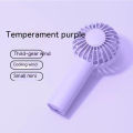 【Toy life hall】Portable Handheld charger of Mine 3 Speeds Student Desktop Cooling Home Air Cooler.