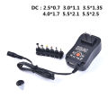 Adapter Adjustable Power Supply 3V 4.5V 5V 6V 7.5V 9V 12V 2A 2.5A AC/DC US EU UK.