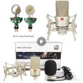 Studio Professional Microphone Condenser Mic For Computer Laptop PC Streaming Karaoke Singing Wired Mikrofon Microphn Mike Sound.