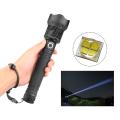 XHP70 High Powerful Zoomable Focus LED Flashlight Torch Light (Without Battery). 