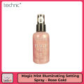 Technic Magic Mist Illuminating Setting Spray - Rose Gold | Long-Lasting Makeup Fixer with Radiant Finish. 