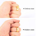 Gothic Survival Rings For Women Man Metal Multifunctional Cat Ear Shape Attack Rings Girlfriends Gift.