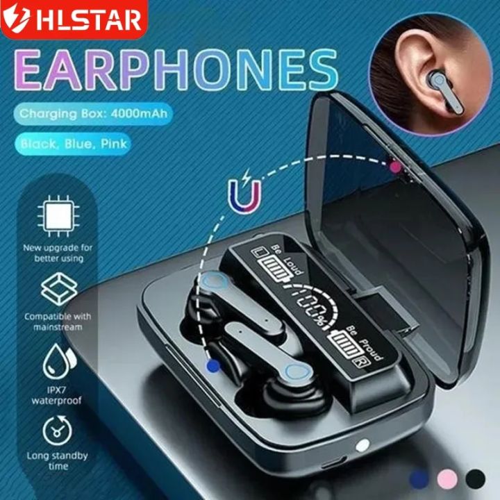 HLstar%C2%AE%20TWS%20M19%20Air%20buds%20Wireless%20Bluetooth%20Earphones%20Noise%20Intelligente%20Touch%20Control%20Airpods%20Noise%20Reduction%20Waterproof%20Bluetooth%20Headphone%20With%20Microphone%20For%20Mobile%20-%20Image%202