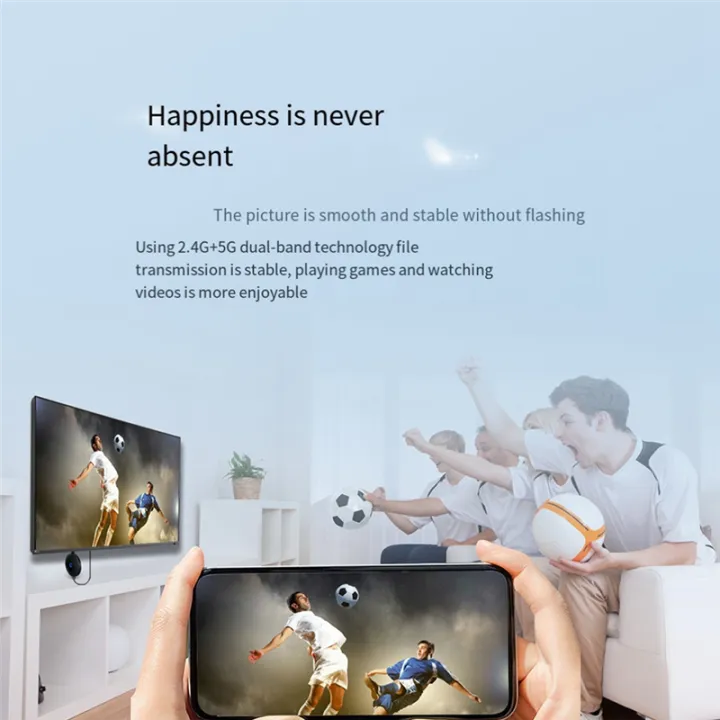 Wireless%20Display%20Adapter%20WiFi%20Screen%20Cast%20Mirroring%20Media%20Streaming%20Receiver%20for%20Phone/PC/Tablet%20to%20Display%20TV%20Projector%20Easy%20Install%20Easy%20to%20Use%20-%20Image%208