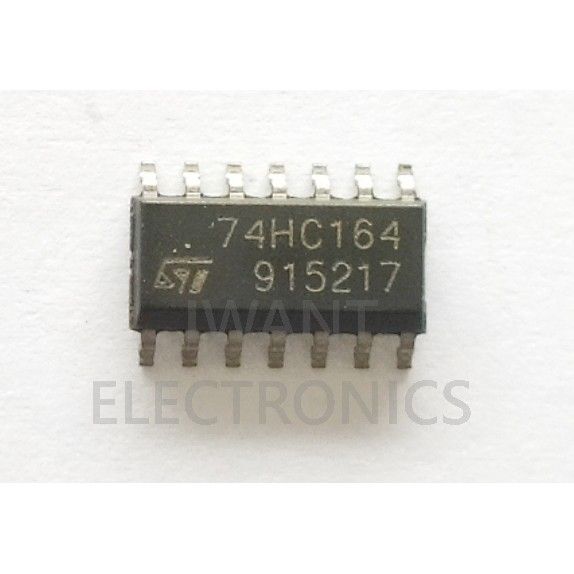 SMD IC 74164 Shift Resistor 74HC164 IC 74LS164 Shift Resistor IC Dual In Package SMD 14 Pin Leads IC 8 Bit 74HC164D IC