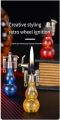 New Creative Shape Transparent Warehouse Mini Gourd-Shaped Wheel Lighter Butane Lighter Inflatable Lighter Daily Necessities Lighter Lighter Cigarette Accessories Home Garden Kawaii Lighter Unlimited. 
