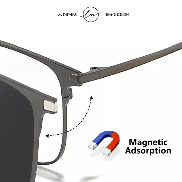 CLLOIO%20Titanium%203%20In%201%20Magnet%20Clip%20Optical%20Myopia%20Glasses%20For%20Men%20Polarized%20Sunglasses%20Hyperopia%20Prescription%20Reading%20Glasses%20-%20Image%203