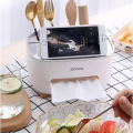 Multifunctional Desk Organizer tissue box. 