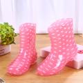 Short Net Red Rain Shoes Waterproof Shoes Rain Rubber Boots Shoe Cover Women's Plastic Cute Fashion Non-Slip Rain Boots. 