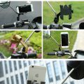 Motorcycle Mount Bike Mobile Phone Holder Aluminum Alloy with 360 Degree Rotation Adjustable Motor Phone Holder.
