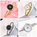 【Homesickneisi】automatic watch Women Small Gold Bangle Bracelet Luxury Watches Stainless Steel Ladies Quartz Wrist watch Brand Casual Women. 