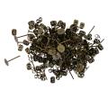 100 Sets 6mm Iron Earring Posts and Backs DIY Earrings Findings.
