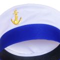 Sailor Hat Yacht Captain Hat Navy Marine Hat Adjustable Sailor Captain Costume Men Boat Navy Hat for Adult Kid Men Women. 