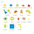 24 Pieces Kids Sand and Water Table Sensory Play Table for Outdoor Summer.