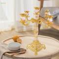 Candle Holder Candle Stand Candlestick Candleholder Vintage Style Ornament Candelabrum Metal Candelabra for Table Centerpieces Party Holiday. 