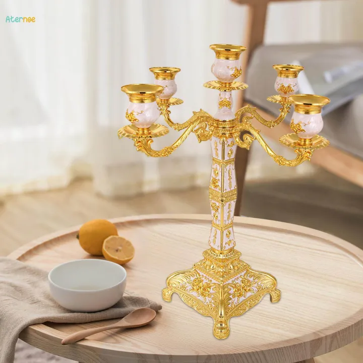 Candle%20Holder%20Candle%20Stand%20Candlestick%20Candleholder%20Vintage%20Style%20Ornament%20Candelabrum%20Metal%20Candelabra%20for%20Table%20Centerpieces%20Party%20Holiday%20-%20Image%204
