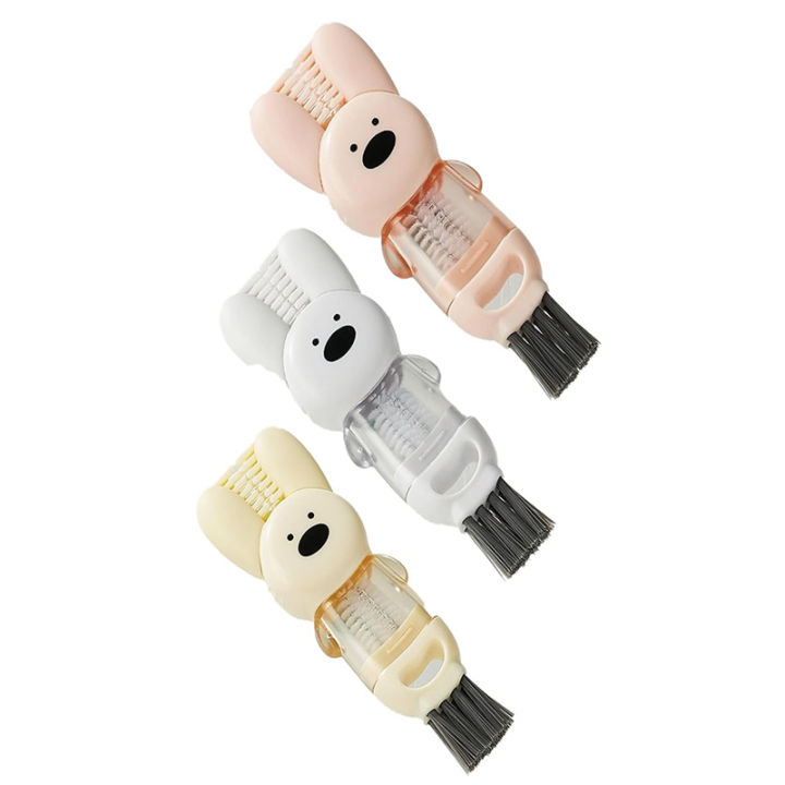 3-In-1 Cup Lid Cleaning Brush, Portable Cleaning Brush Set, Suitable for Cup Lids with Narrow Spaces Between Cups