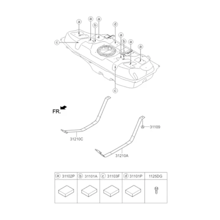 31119-C9000%20Fuel%20Pump%20Tube%20Assembly%20for%20Accent%2016-20%20-%20Image%203