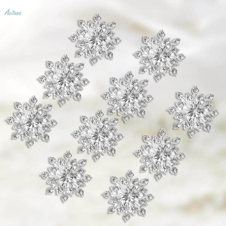 10Pcs%20Crystal%20Flower%20Button%20DIY%20Accessories%20Scrapbook%20Rhinestone%20Flatback%20Embellishment%20Hair%20-%20Image%206