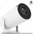 Mini Projector with Android 11, HY300A Home Projector 4K Ultra Hd Support, Smart Magcubic Projector 5G WIFI6 BT5.0 Auto Horizontal Correction, 180°Rotatable Outdoor Projector for Phone/Laptop (White). 