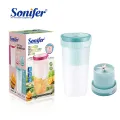 Sonifer SF-8130 Multi-function Custom Portable Mixer Usb Type-C Blender Cup Ice Portable Mini Cup Juicer for Travel Home Use.