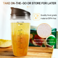 24OZ Replacement Cups Compatible for Ninja Nutri BN401, BN701, SS101. 
