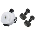 2PCS Hood Stop Cushion Rubber Bumper with Car Ignition Starter Switch for FORD RANGER 96-02,Escape Focus Edge 13-19. 