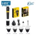 HTC AT-1322 Professional Clipper Trimmer Shaver 3 in 1 mens grooming care kit Rechargeable hair clipper Hair Trimmer.