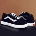 Black Boys' Shoes with Plain Converse - Rubber Sole - Ideal for All-Season Wear - Low Top Sneakers.
