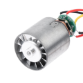 Mini Brushless Motor DC 9-12V 100000RPM High Speed CNC Aluminum Alloy Impeller Ducted Fan Stepless Speed Regulation Easy to Use.